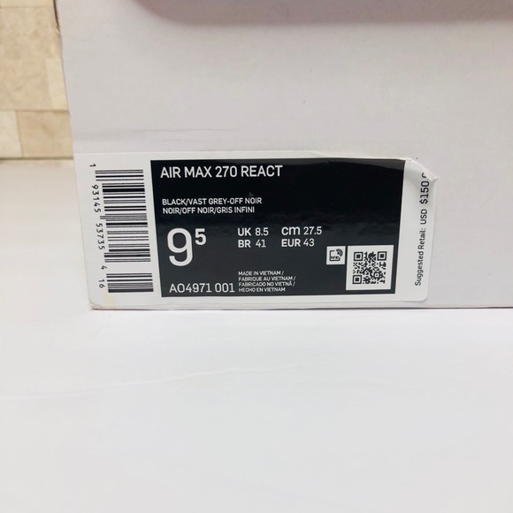 AIR MAX 270 REACT - Picture 6 of 9